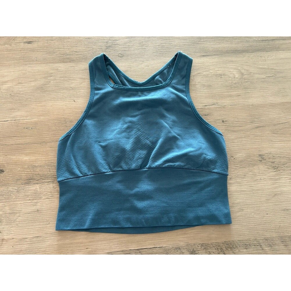 Free People Movement Sports Bra Blue Cutout Back Size XS/S